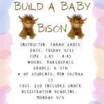 Bison Bunch Enrichment flyer