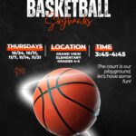 Skyhawks Basketball 4-5 enrichment flyer