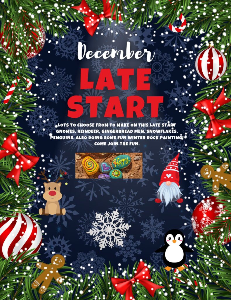 December Late Start flyer