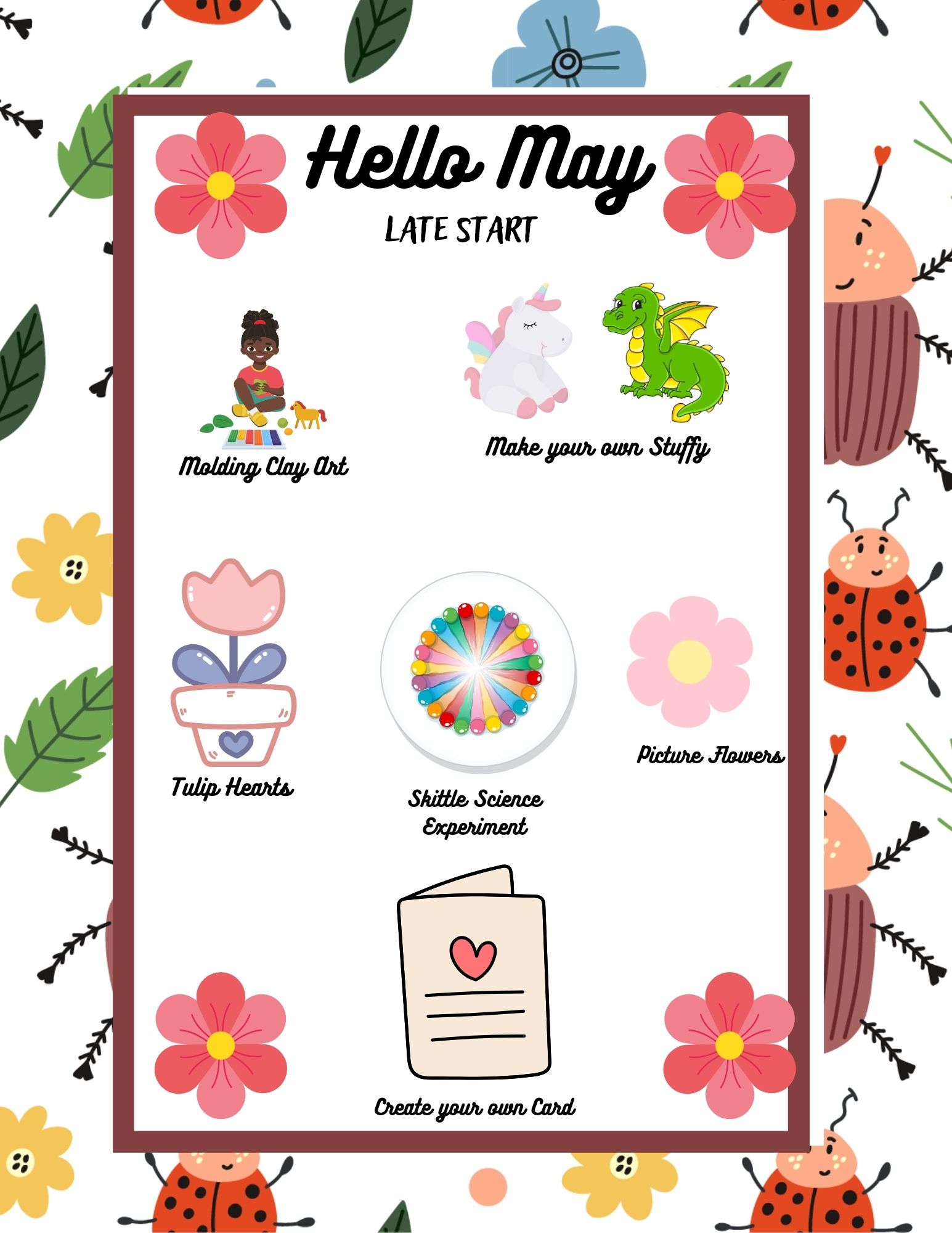 May Late Start flyer